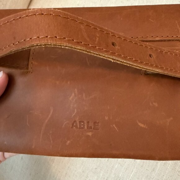 ABLE "Mare" Leather Belt Bag in Whiskey - Picture 4 of 8